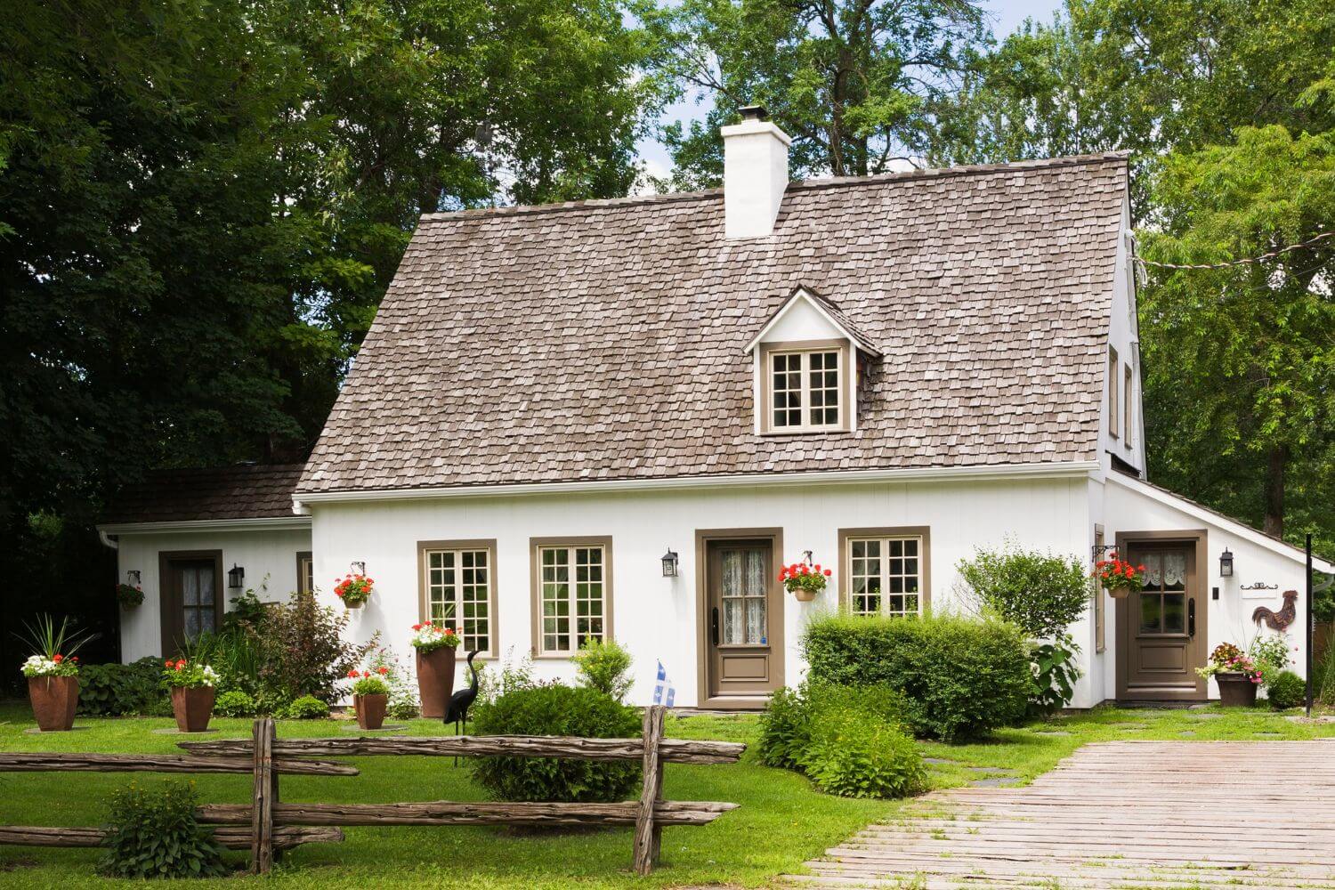 traditional style house in canada