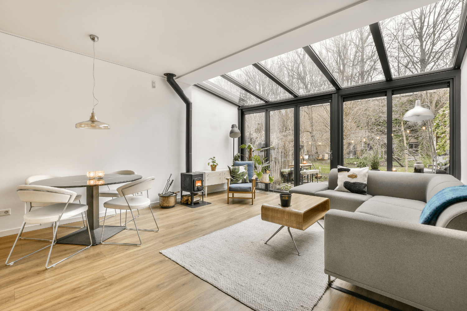 extend your living room with rear additions