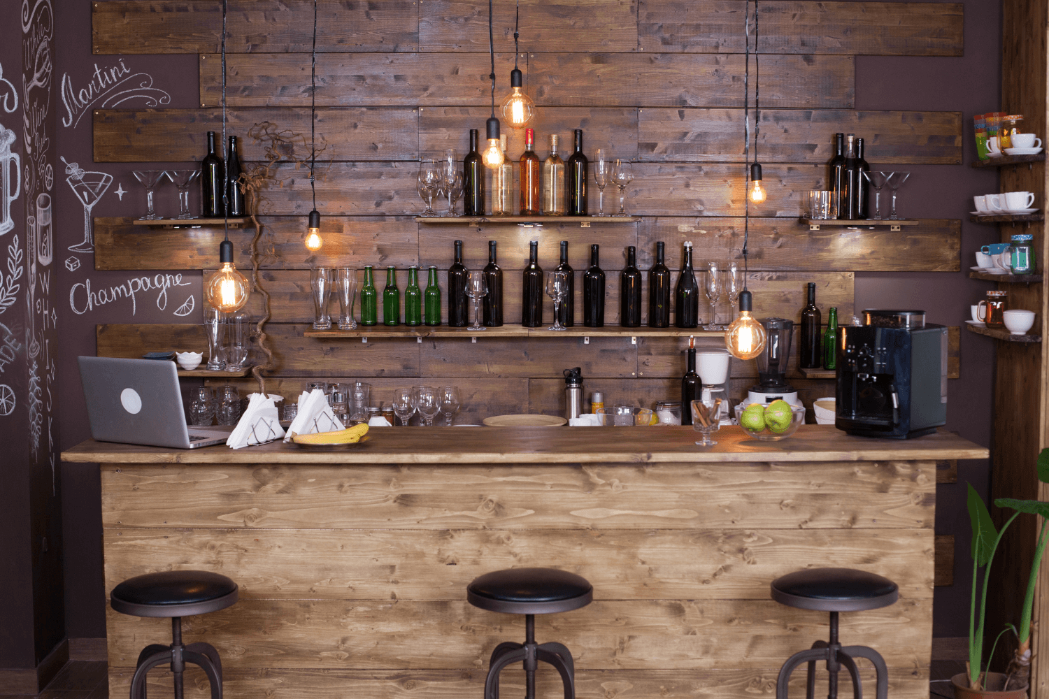 garage conversion at home bar