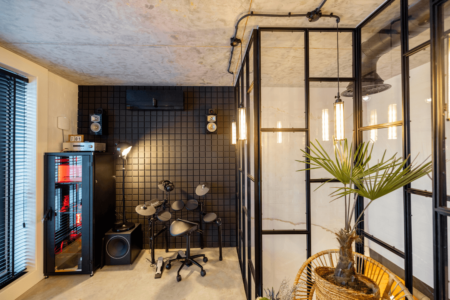recording studio garage remodel