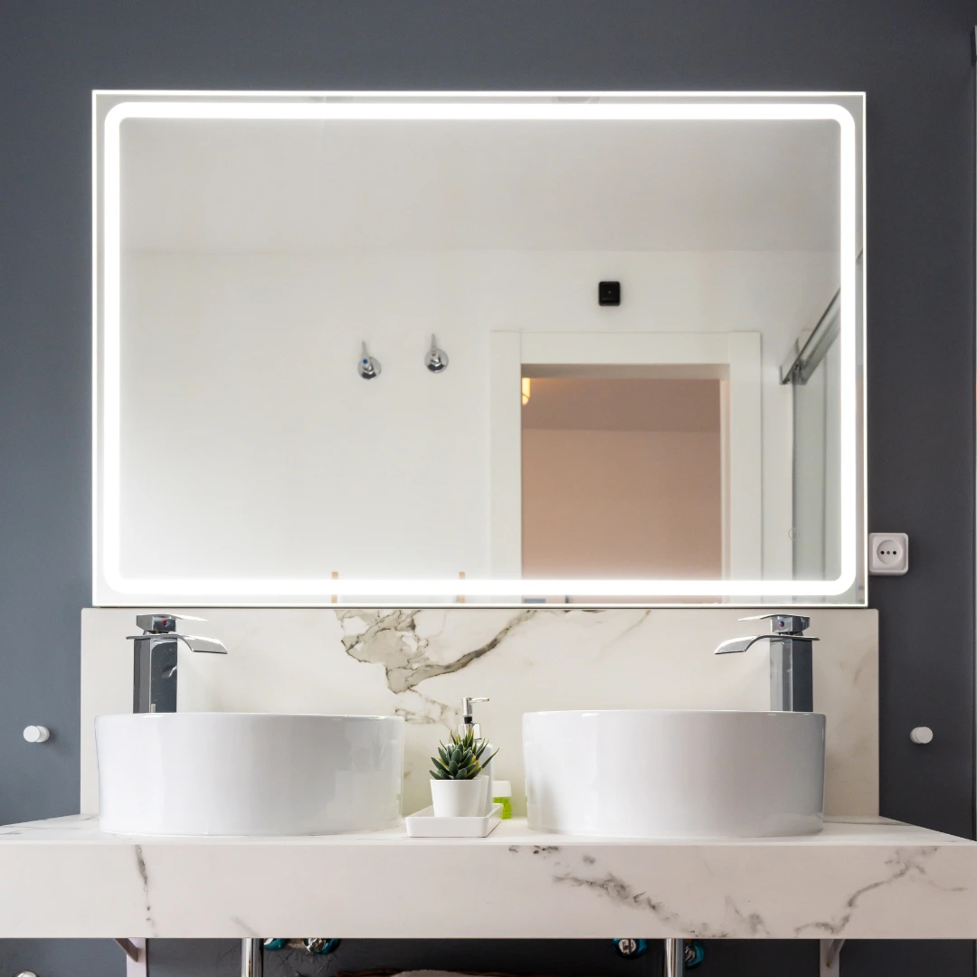 custom bathroom mirrors
