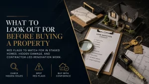 what to look out for before buying a property